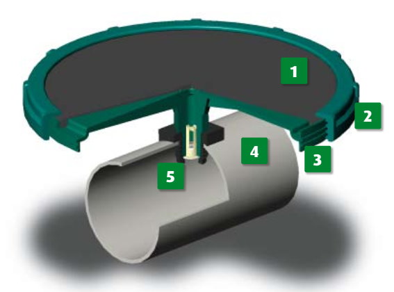 componente disc aerare